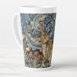 Caneca De Café Latte William Morris Forest Rabbit Floral Art Nouveau