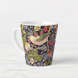 Caneca De Café Latte William Morris Strawberry Thef Floral Art Nouveau