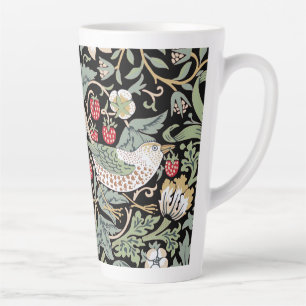 Caneca De Café Latte William Morris Strawberry Thief I Black Birds