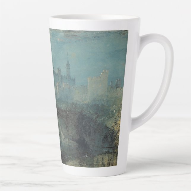 Caneca De Café Latte William Turner Alnwick Castle (Direita)