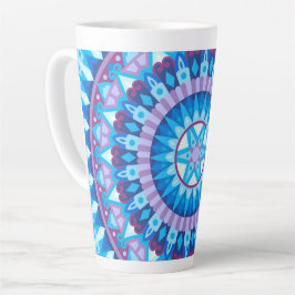 Caneca De Café Latte Winter Mandala