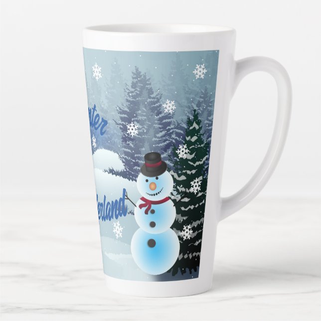 Caneca De Café Latte Wonderland Latte Mug (Direita)