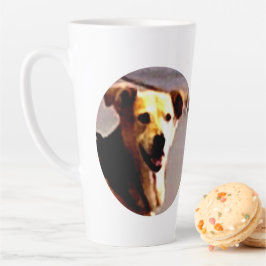 Caneca De Café Latte Woofs N' Wags