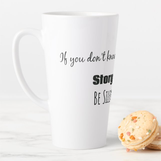 Caneca De Café Latte Words of Wisdom Latte Mok (In Situ)