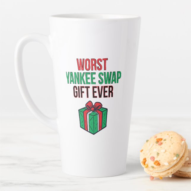 Caneca De Café Latte Worst Yankee Swap Gift Ever (In Situ)