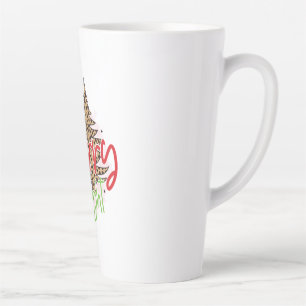 Caneca De Café Latte Xmas Gift Feliz Bright