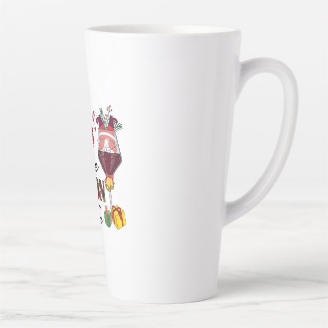 Caneca De Café Latte Xmas Gift This The Season Wine (Direita)