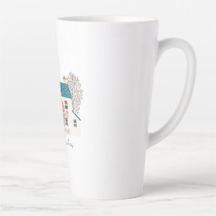 Caneca De Café Latte Xmas Gift Warm Wish