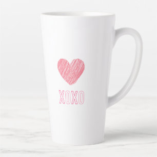 CANECA DE CAFÉ LATTE XOXO"