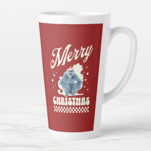 Caneca De Café Latte Yeti Engraçado - Feliz Natal