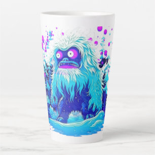Caneca De Café Latte Yeti Winter Wonderland