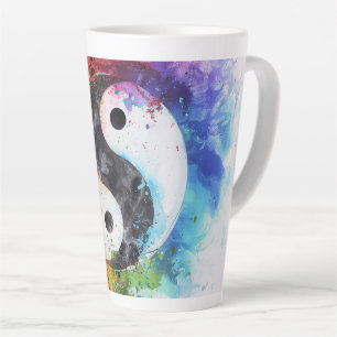 Caneca De Café Latte Yin Yang Digital Art
