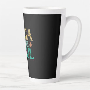 Caneca De Café Latte Yoga Lover Yoga Heals The Soul