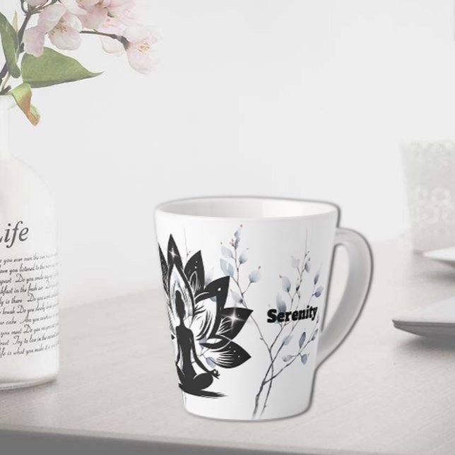 Caneca De Café Latte Yogi World 2 Latte Mug (Criador carregado)