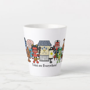 Caneca De Café Latte Yokai estão em Toda Parte: Monstro Japonês Persona