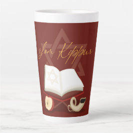 Caneca De Café Latte Yom Kippur Latte Mug