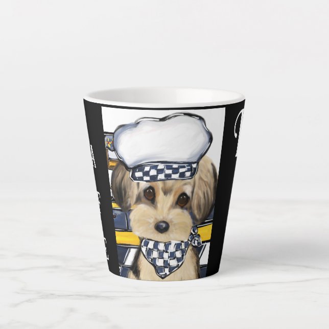 CANECA DE CAFÉ LATTE YORKIE POO (Frente)