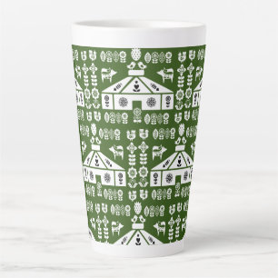 Caneca De Café Latte Yurt Living In Nature