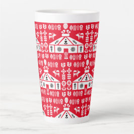 Caneca De Café Latte Yurt Living In Nature