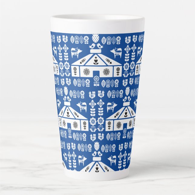 Caneca De Café Latte Yurt Living In Nature (Frente)