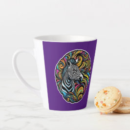 Caneca De Café Latte Zebra 1