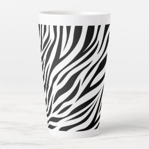Caneca De Café Latte Zebra Animal Skin Impressão Pattern-15391