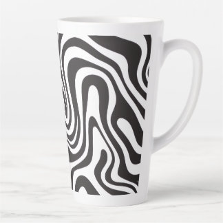Caneca De Café Latte Zebra Print