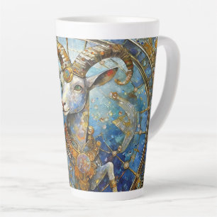 Caneca De Café Latte Zodíaco - Capricórnio o Bode Marinho
