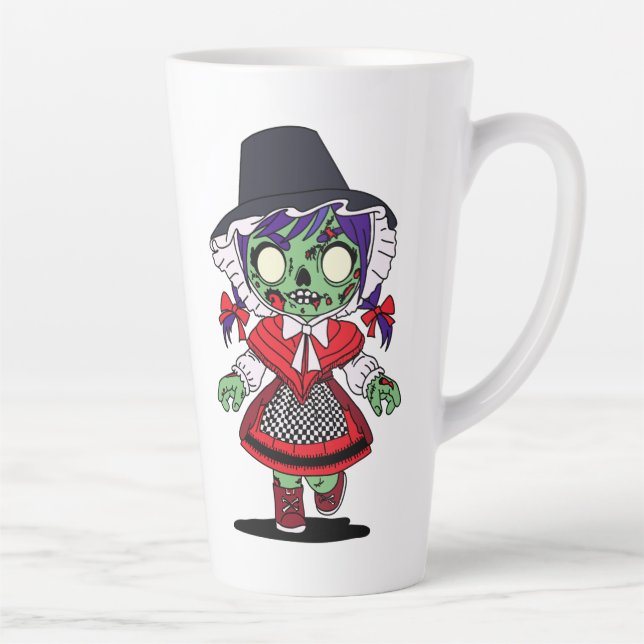 Caneca De Café Latte Zombie galês (Direita)