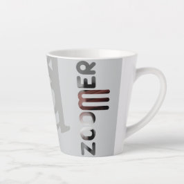 Caneca De Café Latte ZOOMER Latte Mug Abstrato Trend Interior Decor