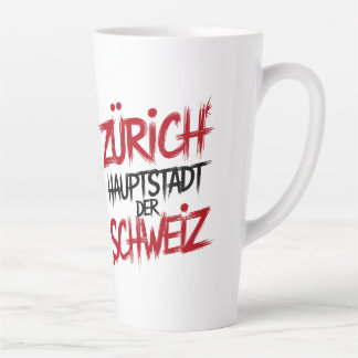 Caneca De Café Latte Zürich, Hauptstadt der Schweiz