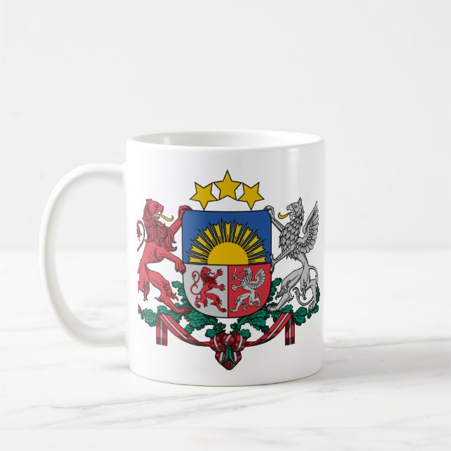 Caneca De Café Latvia, Latvia (Esquerda)