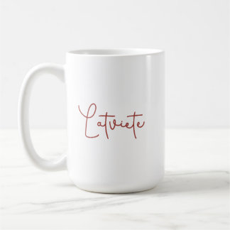 Caneca De Café Latviete