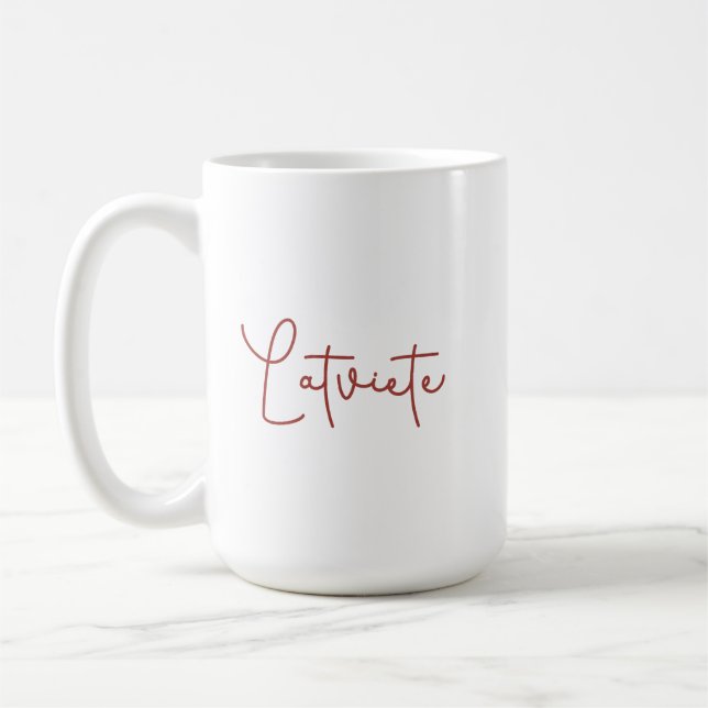 Caneca De Café Latviete (Esquerda)
