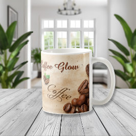 Caneca De Café Laura’s Cozy Coffee Glow Mug Design