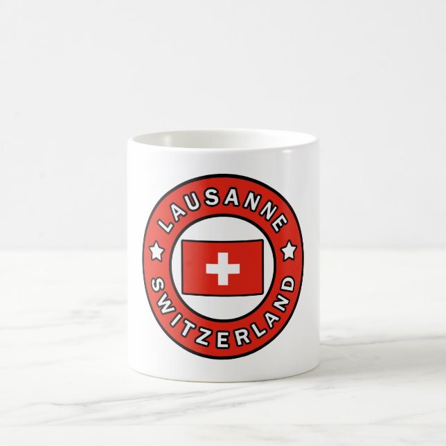 Caneca De Café Lausanne Suiça (Centro)