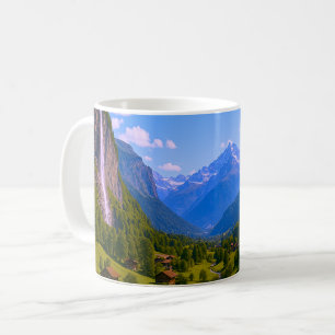Caneca De Café Lauterbrunnen Alpino Serenity
