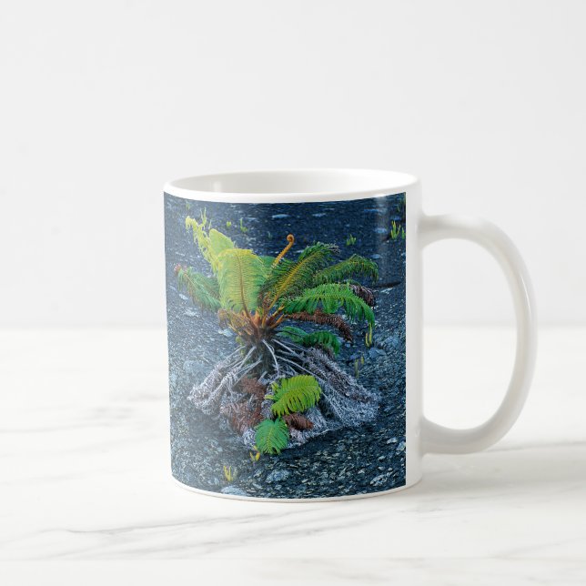 Caneca De Café Lava Fern Mug, beleza da arte natural (Direita)