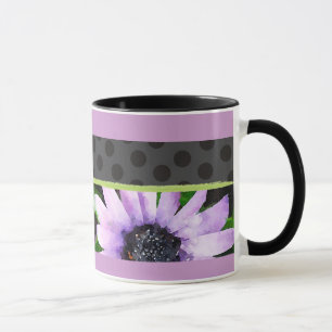 caneca de café lavanda