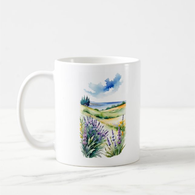 Caneca De Café lavanda (Esquerda)
