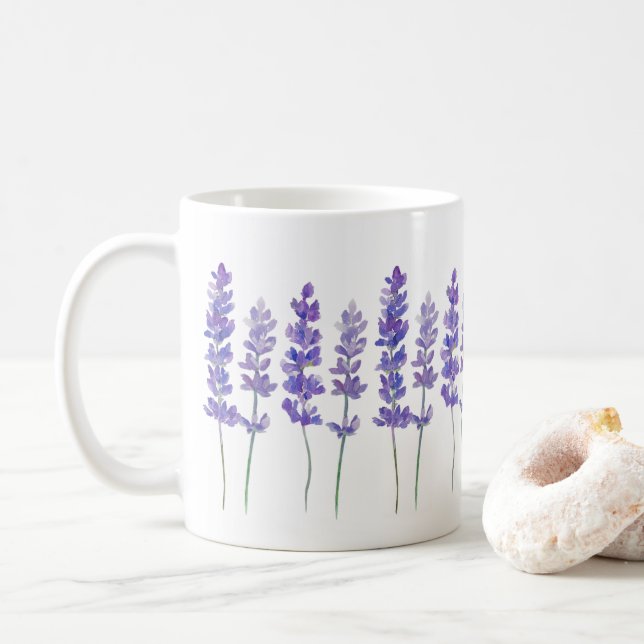 Caneca De Café Lavanda (Com Donut)