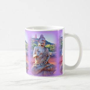 Caneca De Café lavanda aura buddhas