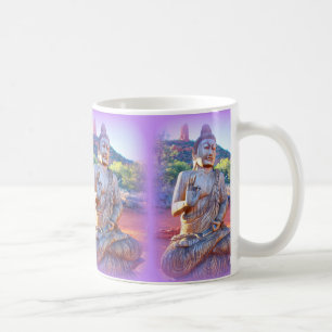 Caneca De Café lavanda aura buddhas