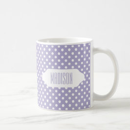 Caneca De Café Lavanda cósmica/caneca roxa do costume das