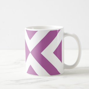 Caneca De Café Lavanda e vigas brancas