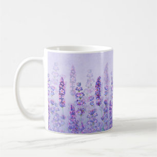 Caneca De Café Lavanda Roxo - Cama Estética