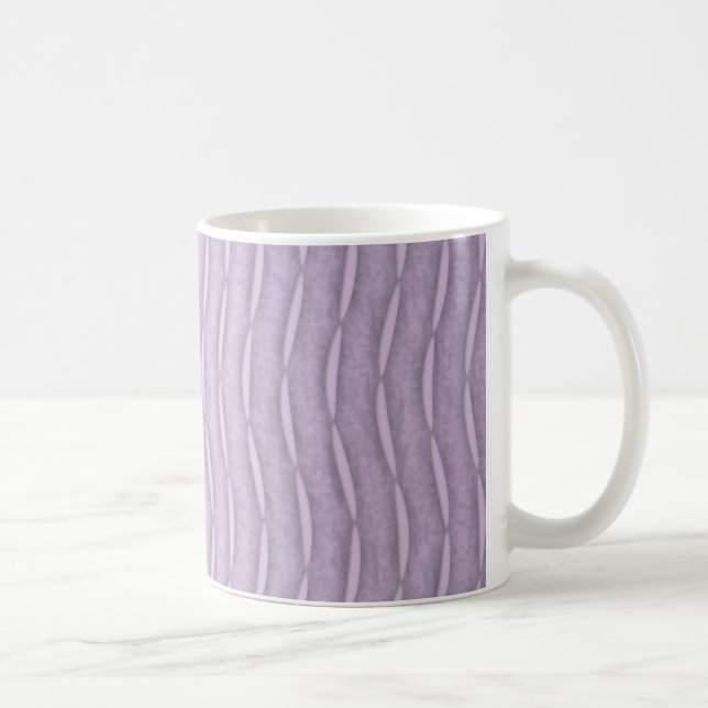 Caneca De Café Lavanda Vertical Moderno com Faixa Vertical (Direita)