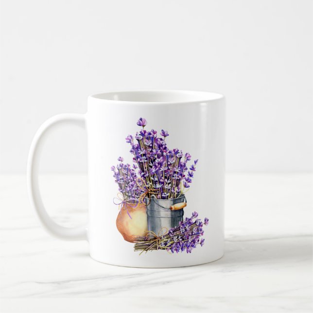 Caneca De Café Lavender Bloom Mug (Esquerda)