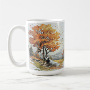 Caneca De Café "Laverack" O setter inglês caçando
