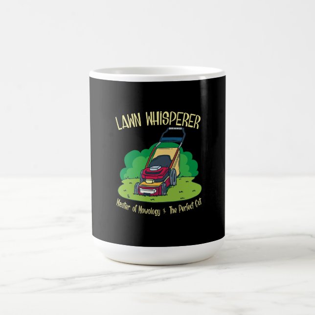 Caneca De Café Lawn Mower - Lawn Whisperer (Centro)